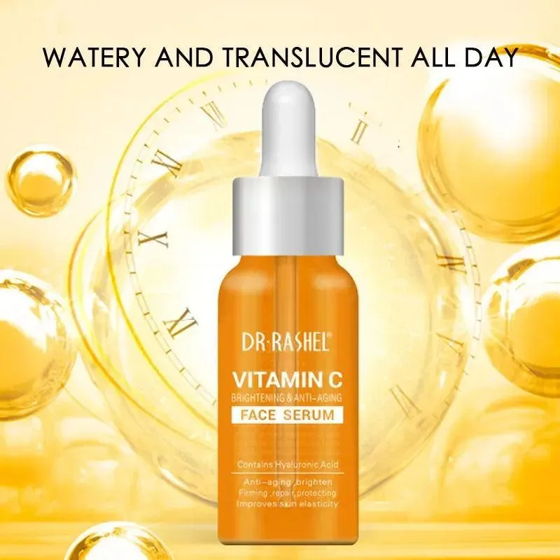 Anti-Wrinkle. Radiant Glow Vitamin C Serum: Skin Brightening with Hyaluronic Acid