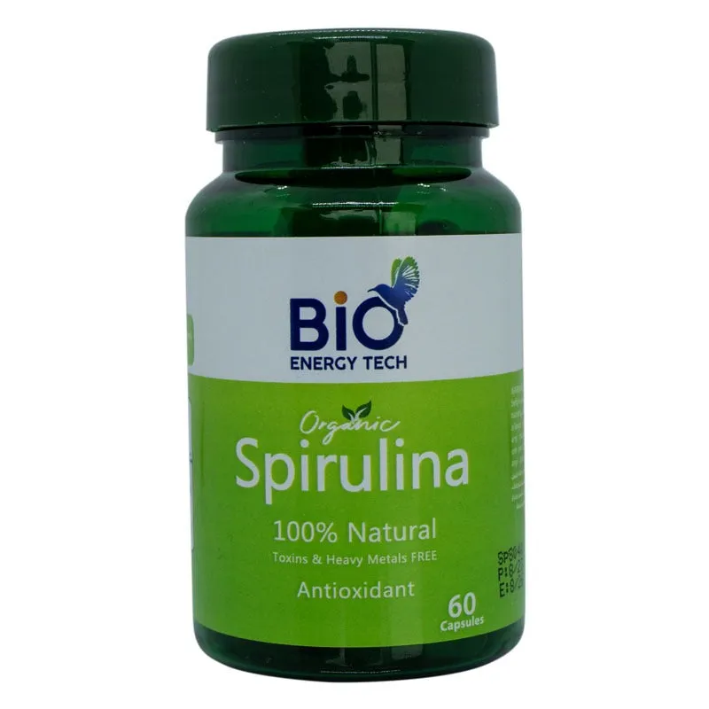 Bio Energy Tech Spirulina Cap 60`S