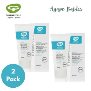 [Bundle Of 2] Green People Fruit Scrub Exfoliator, 50 ml.Exp-01/25