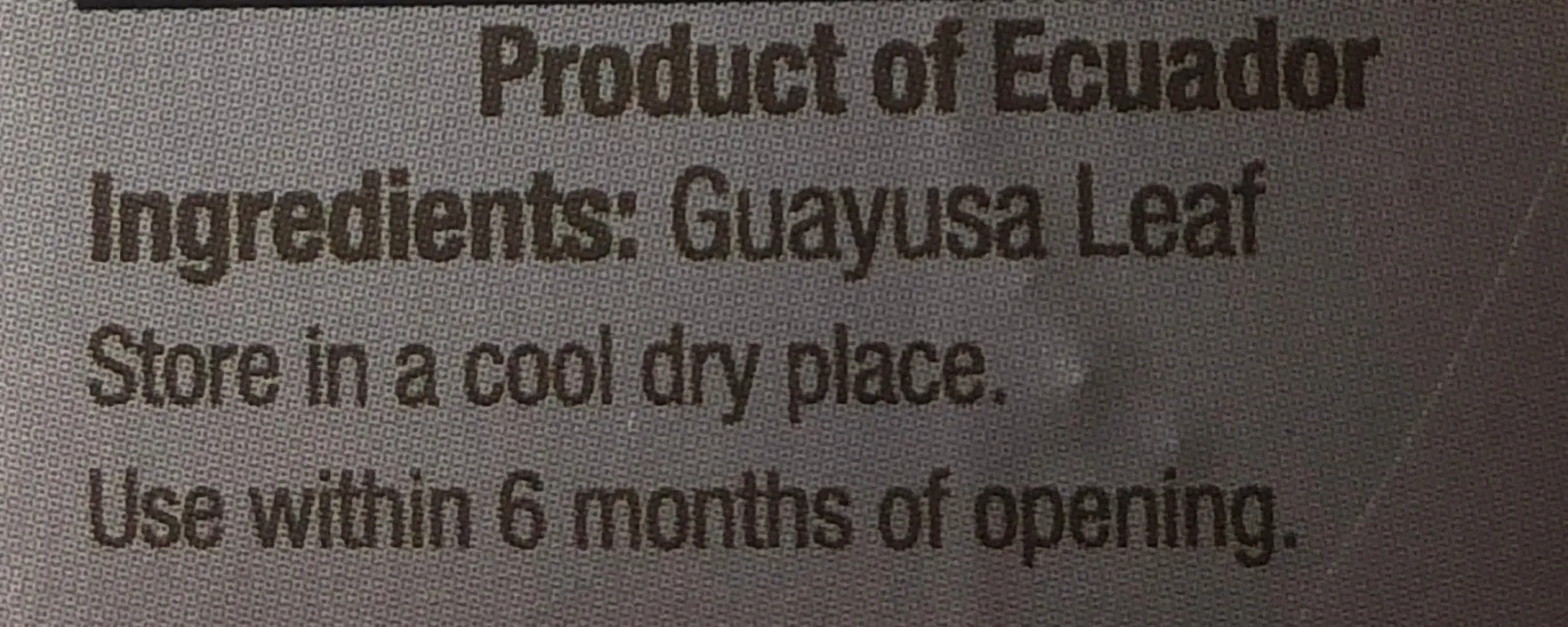 Guayusa Loose Leaf Tea