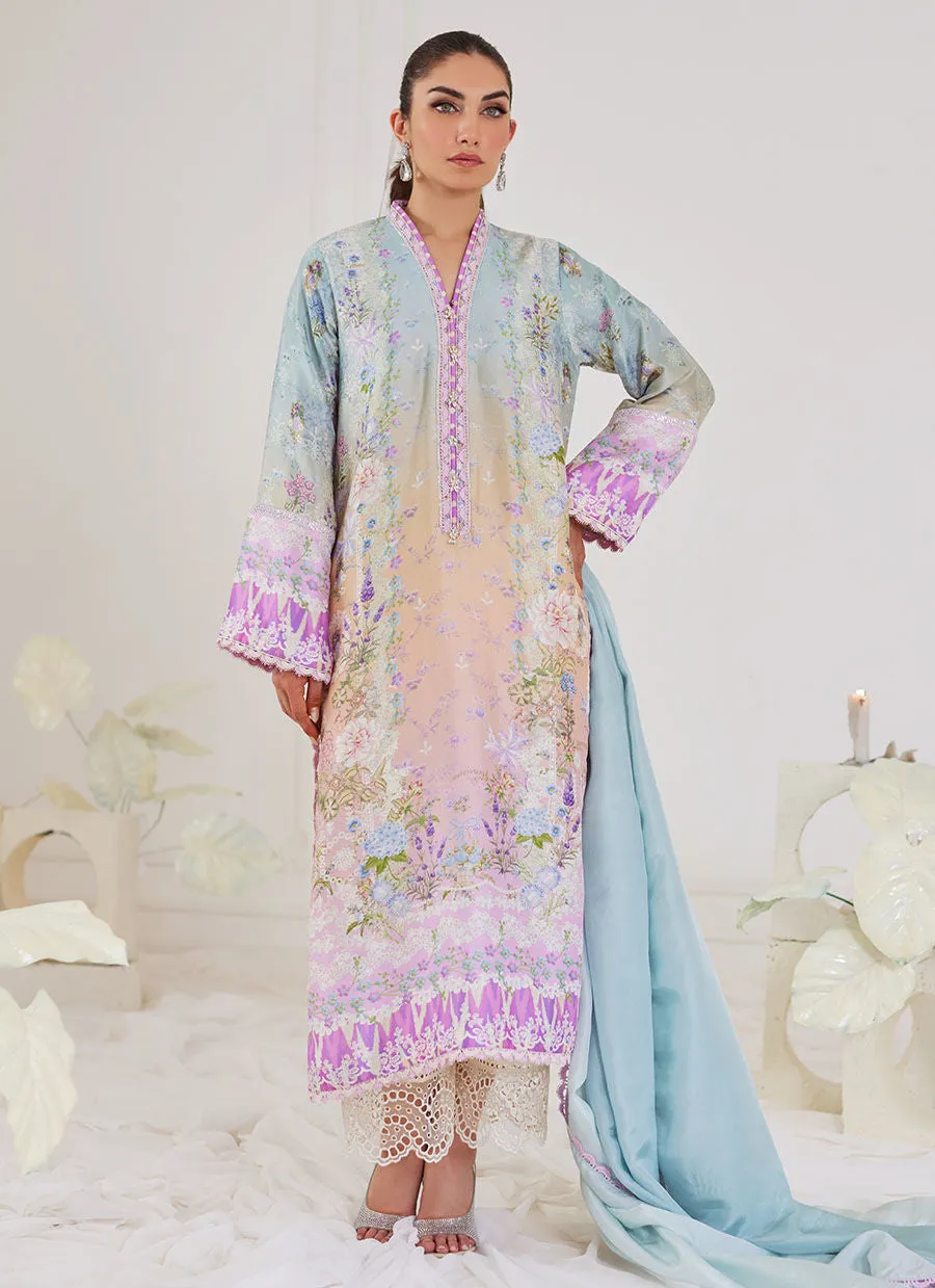 Tara Luxe Edit '24 - Teresa Ombre Shirt And Dupatta
