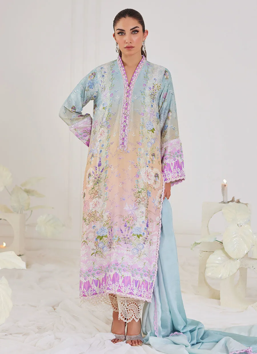 Tara Luxe Edit '24 - Teresa Ombre Shirt And Dupatta