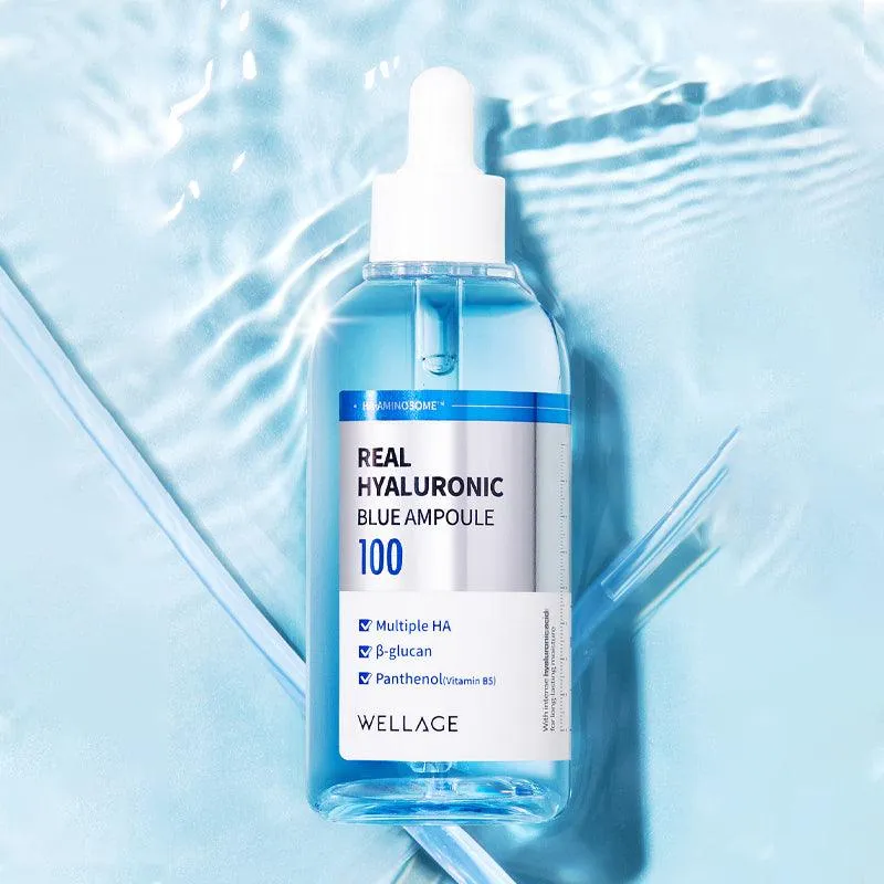 [WELLAGE] Real Hyaluronic Blue Ampoule 100 100ml