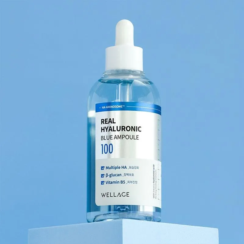 [WELLAGE] Real Hyaluronic Blue Ampoule 100 100ml