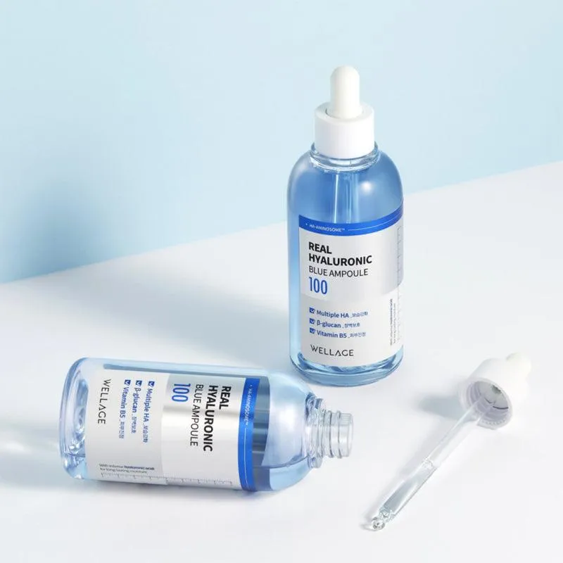 [WELLAGE] Real Hyaluronic Blue Ampoule 100 100ml