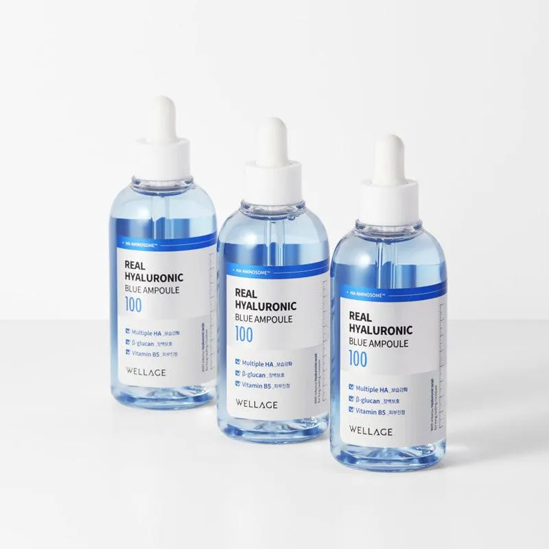 [WELLAGE] Real Hyaluronic Blue Ampoule 100 100ml